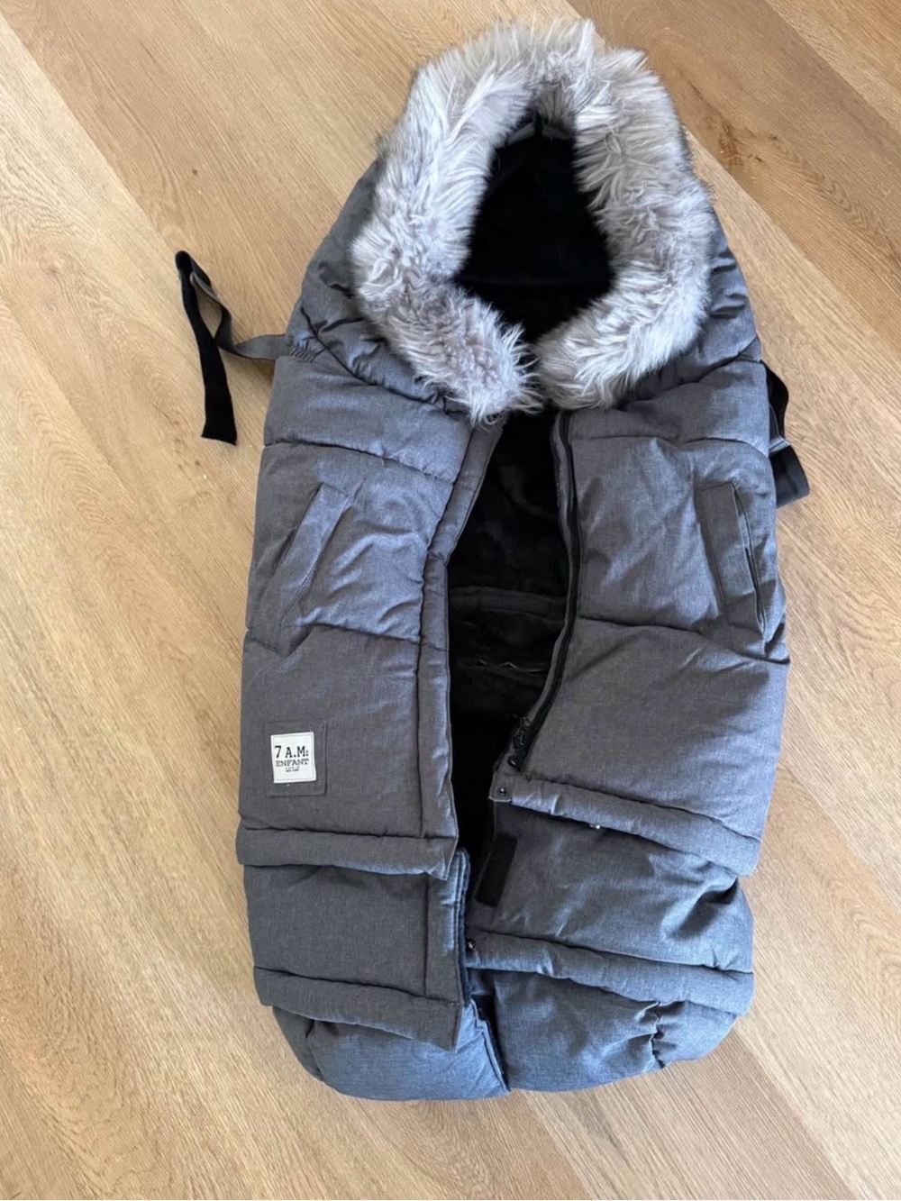 7am BLANKET 212 EVOLUTION - TUNDRA PLUSH grey footmuff
